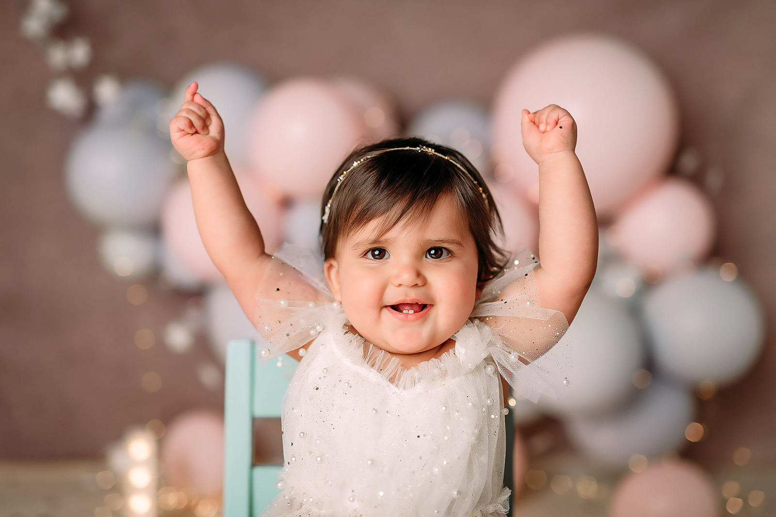 first birthday cake smash session long island photographer