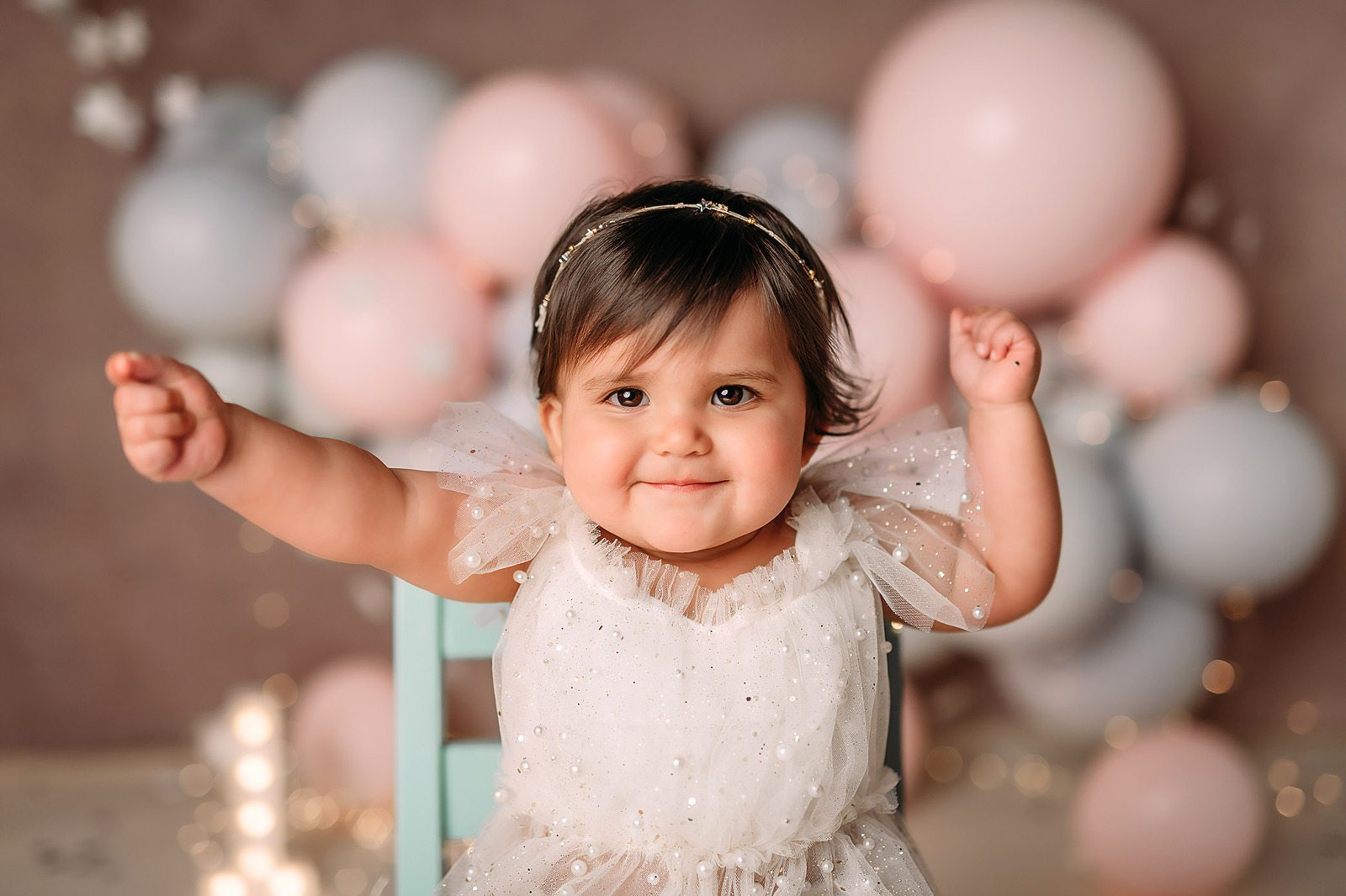 first birthday cake smash session long island photographer