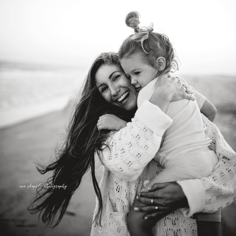 mom and son portrait